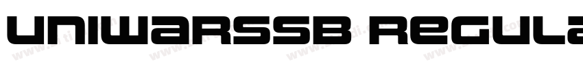 UniwarsSb Regular字体转换 UniwarsSb Regular字体转换